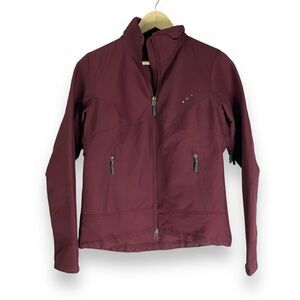 IBEX Climawool Cirrus Jacket Softshell Burgundy/Maroon Merino Wool